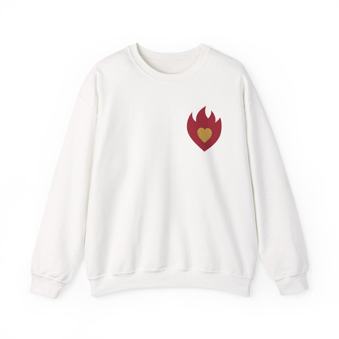 Dating Season Flame Heart Crewneck Sweatshirt
