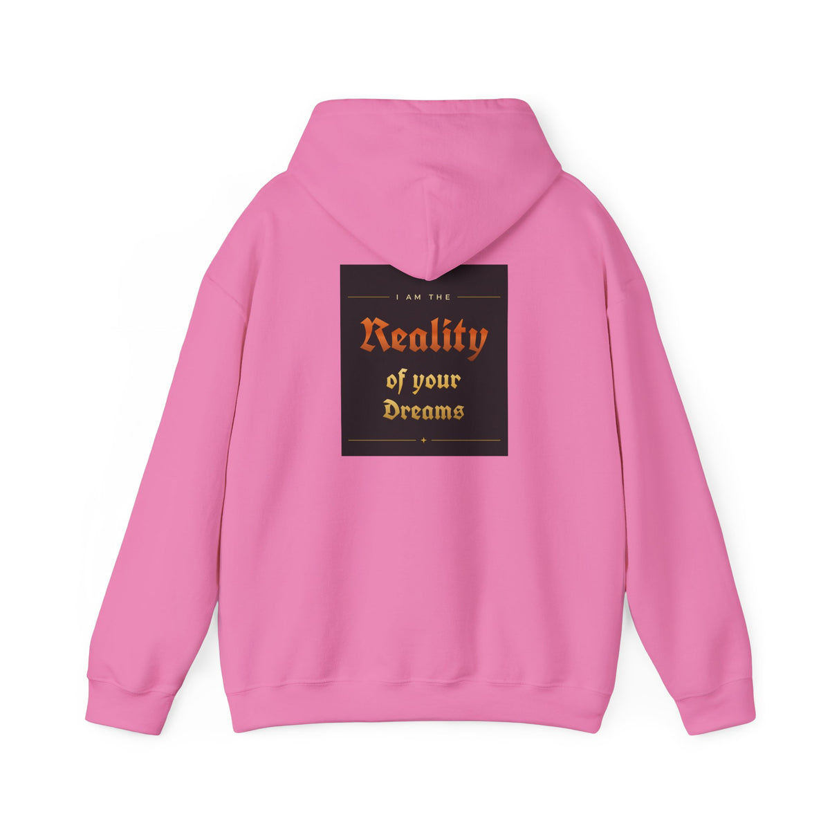 Copy of Reality of Your Dreams Hoodie | Gothic Orange Text on Black