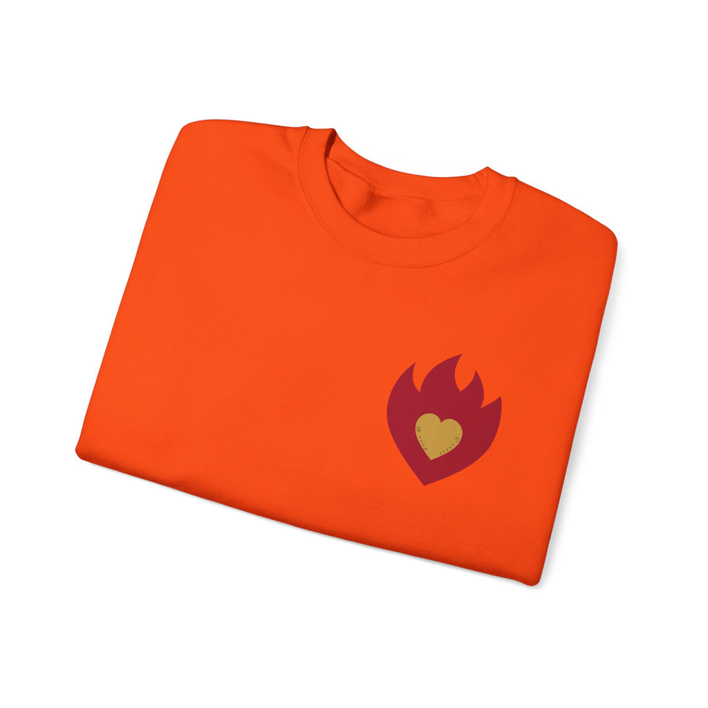 Dating Season Flame Heart Crewneck Sweatshirt