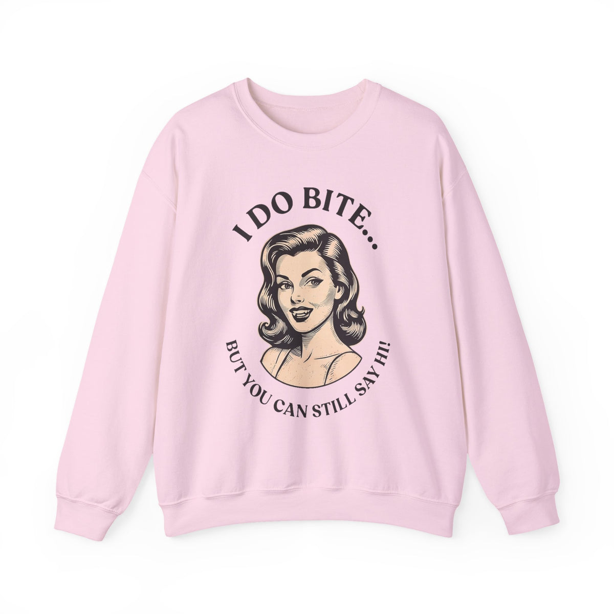 I Do Bite Crewneck Sweatshirt (Retro Edition)