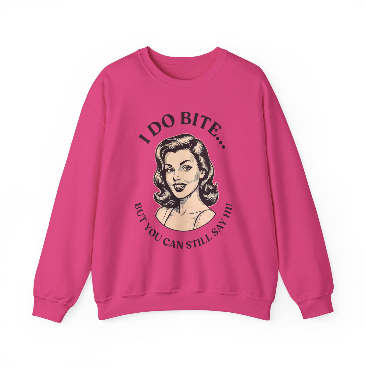 I Do Bite Crewneck Sweatshirt (Retro Edition)