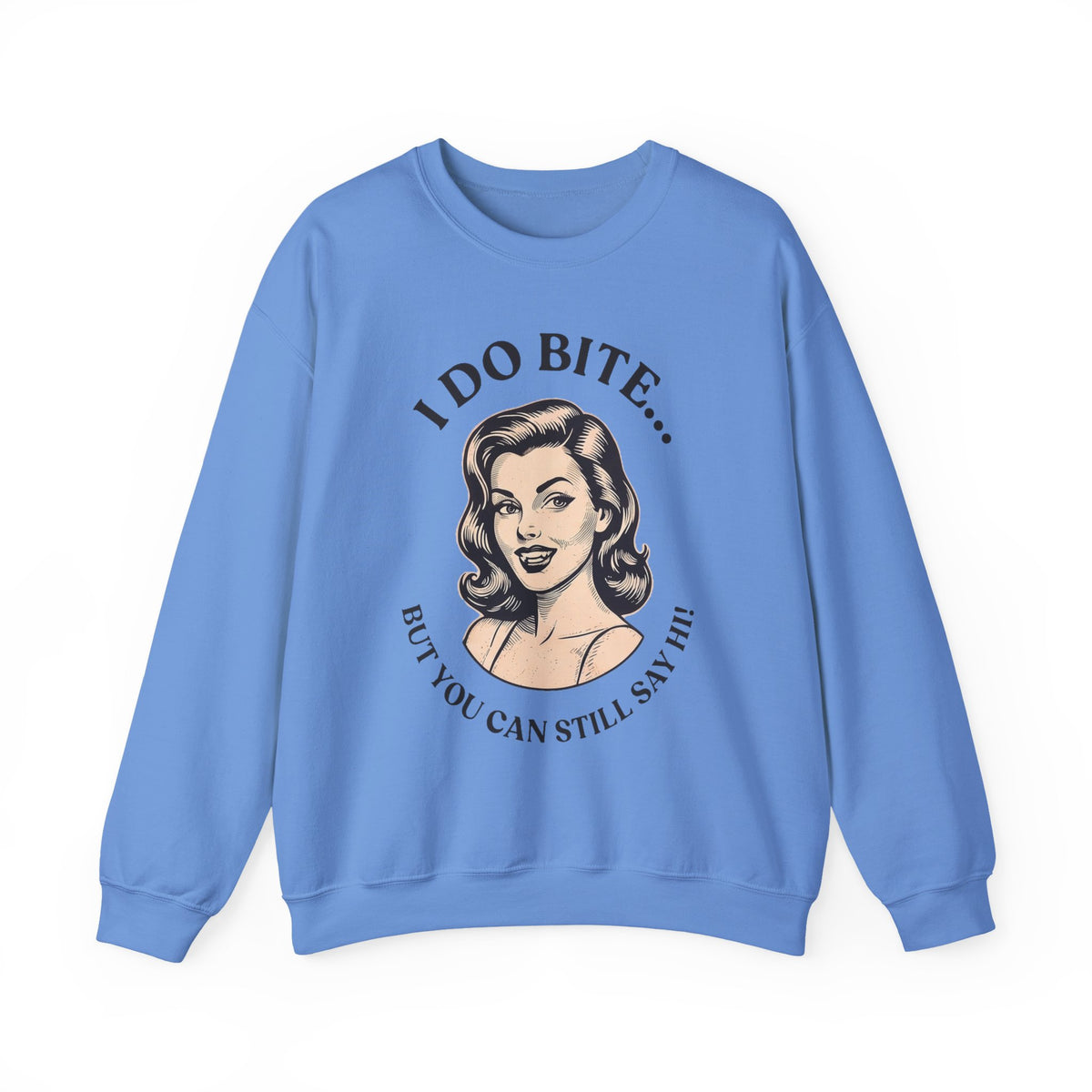 I Do Bite Crewneck Sweatshirt (Retro Edition)