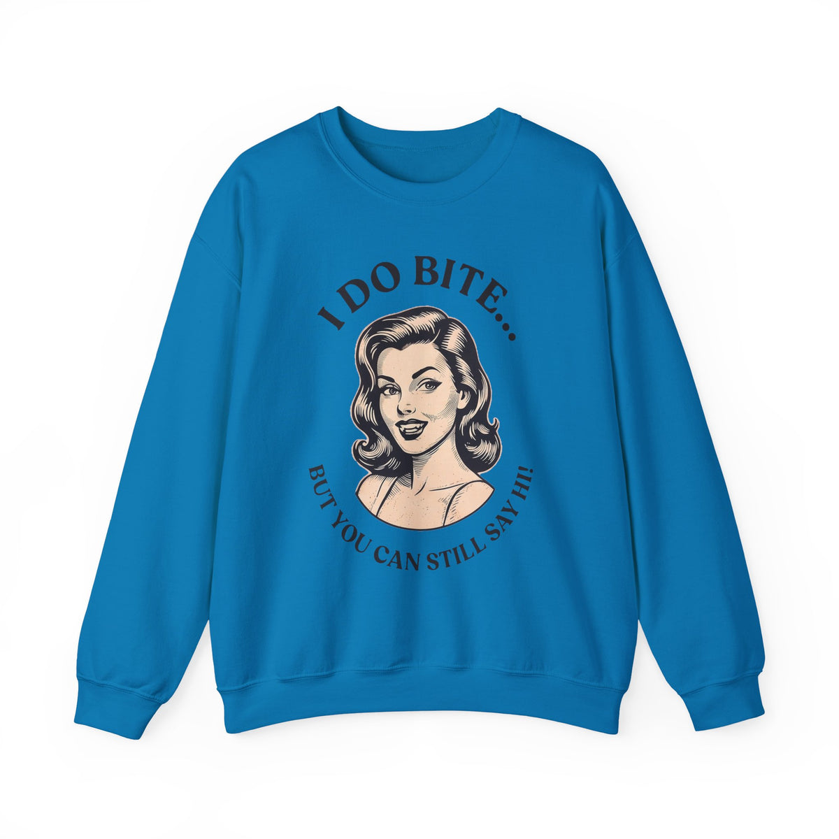 I Do Bite Crewneck Sweatshirt (Retro Edition)