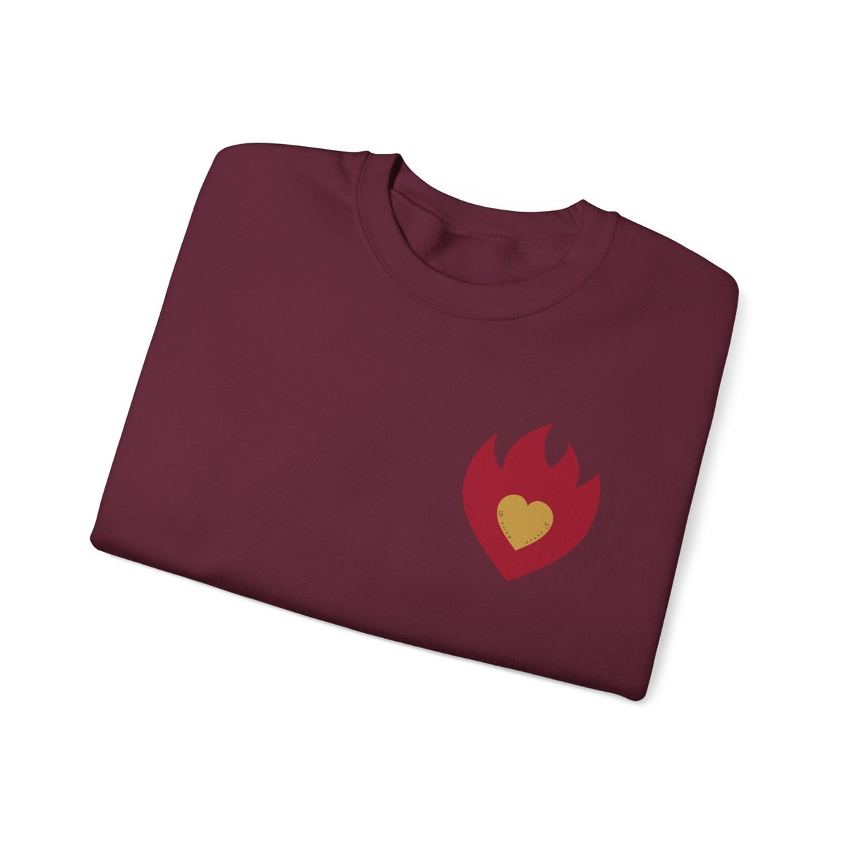 Dating Season Flame Heart Crewneck Sweatshirt
