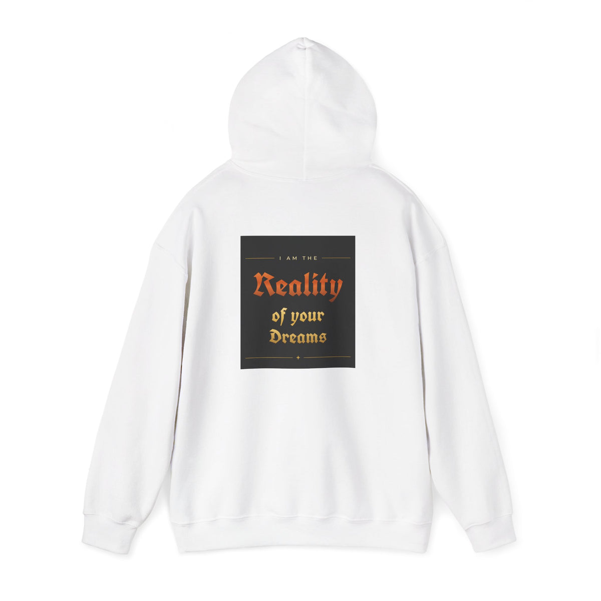 Copy of Reality of Your Dreams Hoodie | Gothic Orange Text on Black