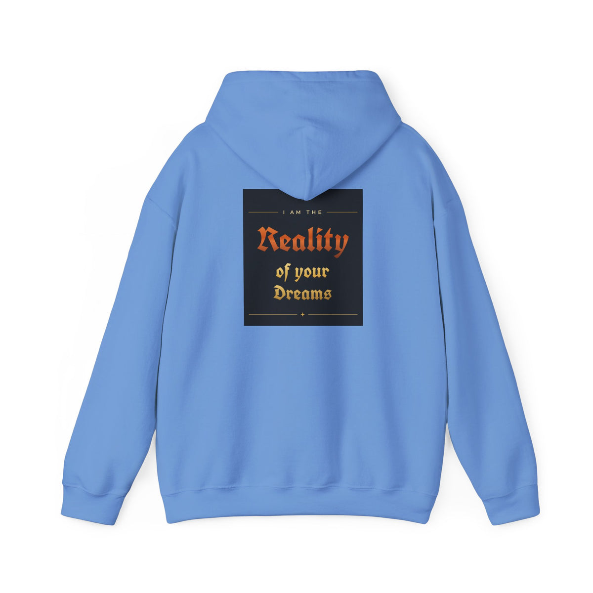 Copy of Reality of Your Dreams Hoodie | Gothic Orange Text on Black