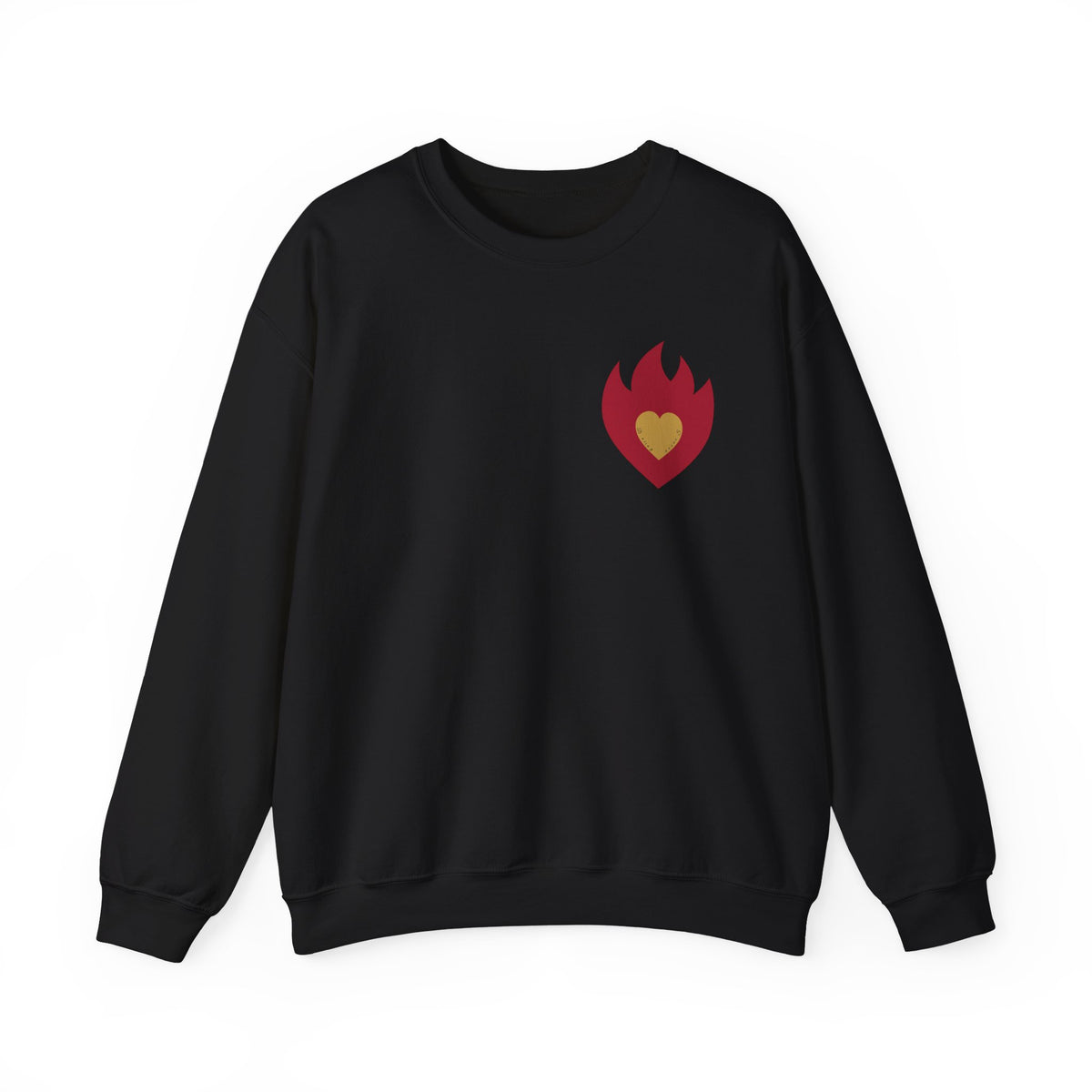 Dating Season Flame Heart Crewneck Sweatshirt