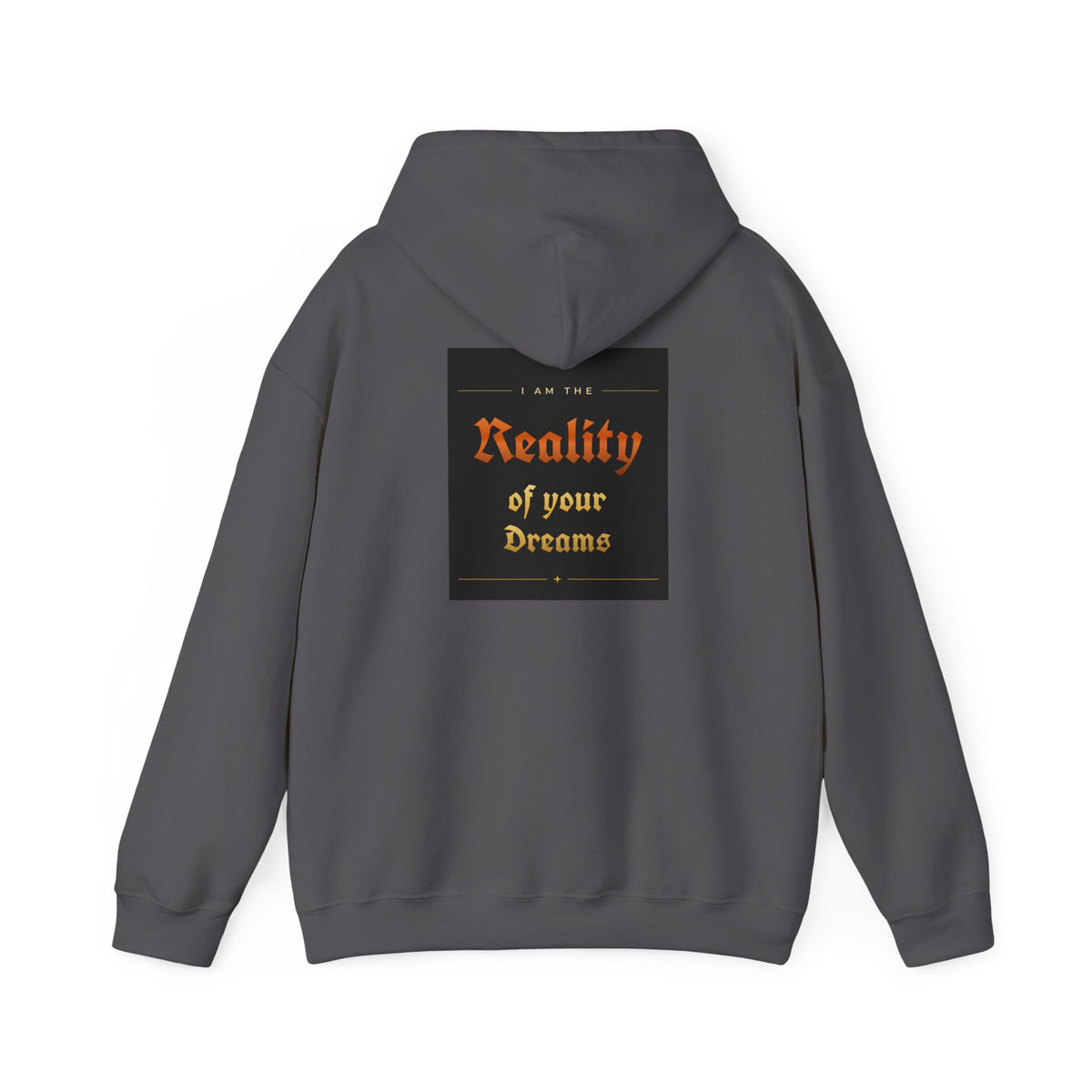 Copy of Reality of Your Dreams Hoodie | Gothic Orange Text on Black