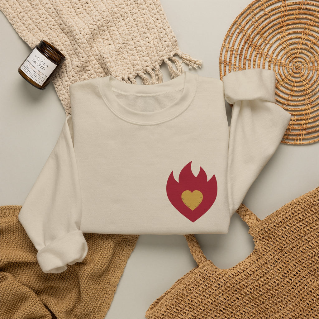 I'm the Heat Crewneck Sweatshirt (Front & Back Print)