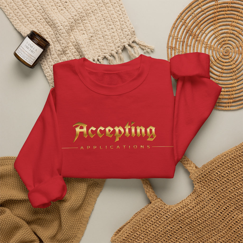 Accepting Applications Crewneck Sweatshirt