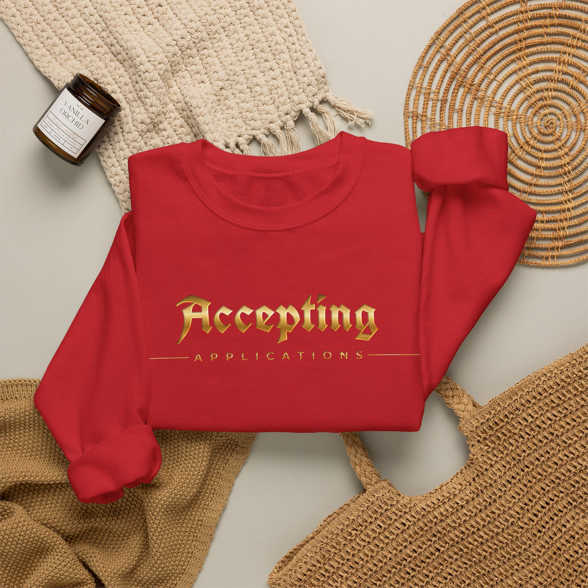 Accepting Applications Crewneck Sweatshirt
