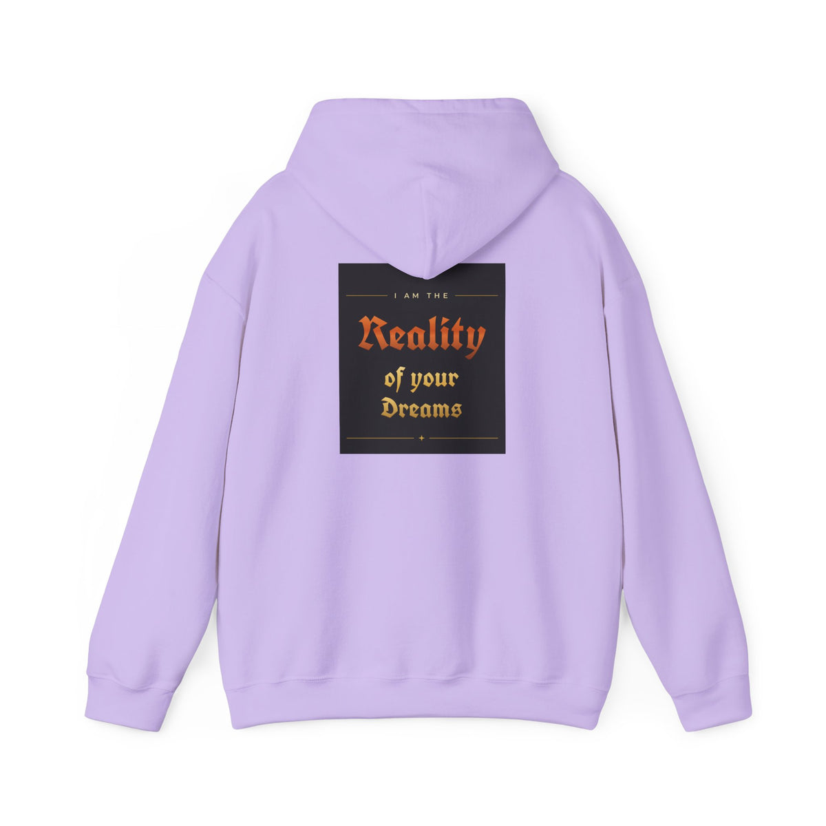 Copy of Reality of Your Dreams Hoodie | Gothic Orange Text on Black