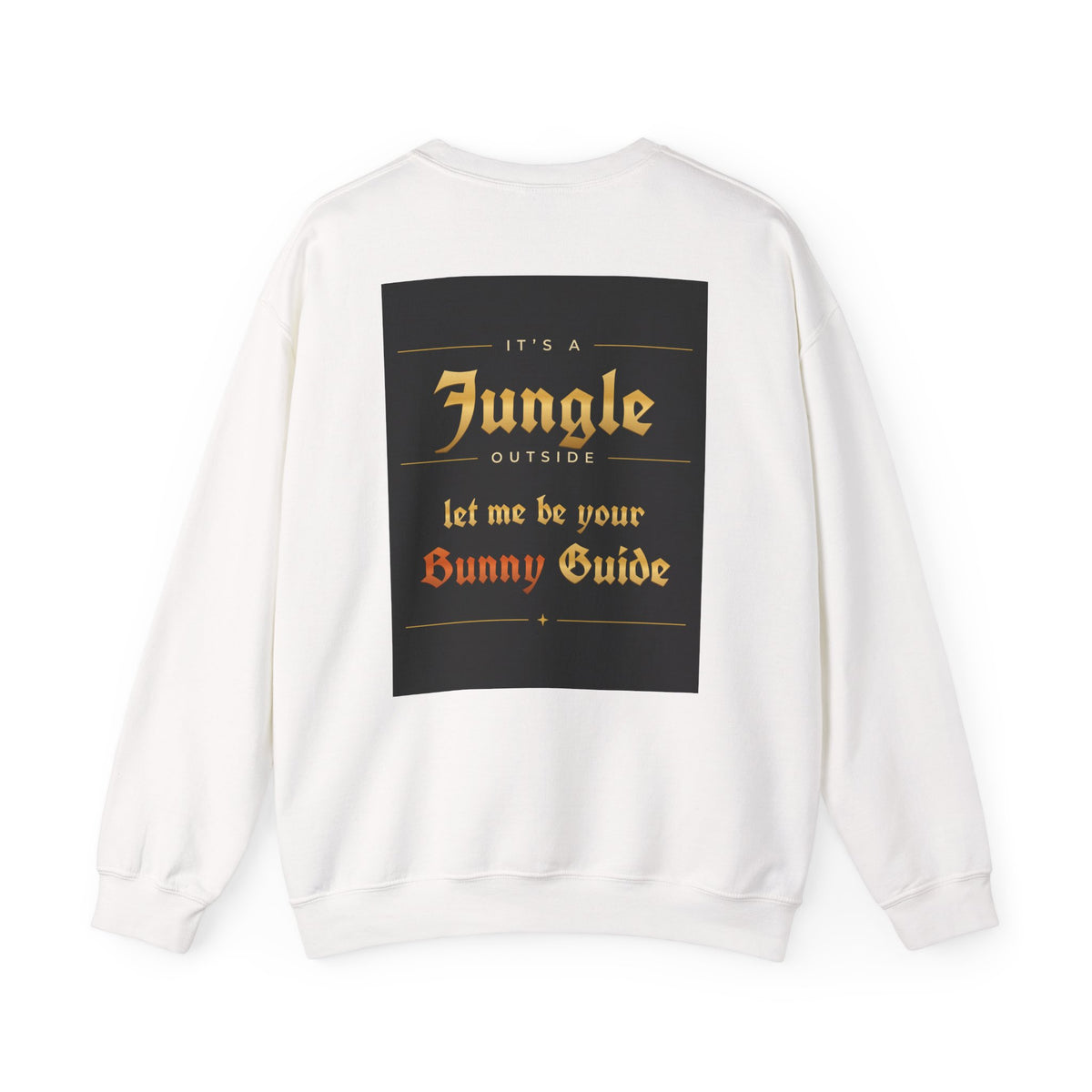Bunny Guide Crewneck Sweatshirt (Front & Back Print)