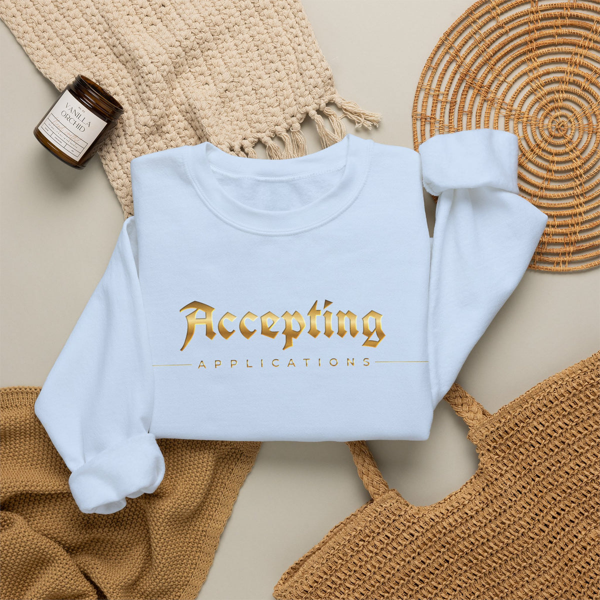 Accepting Applications Crewneck Sweatshirt