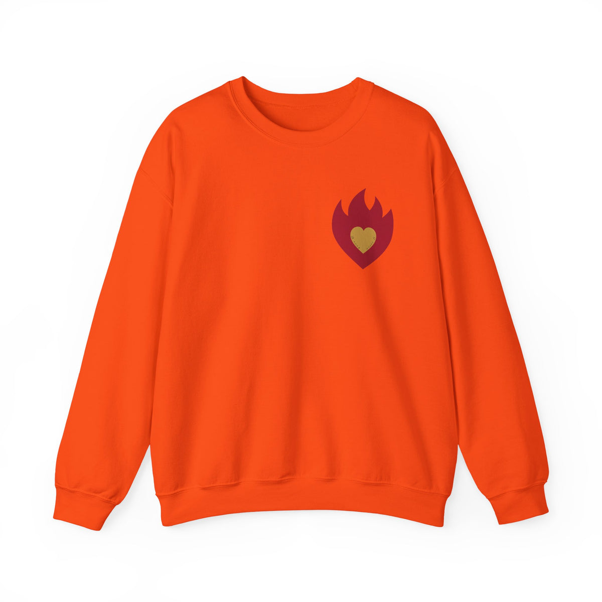 Dating Season Flame Heart Crewneck Sweatshirt