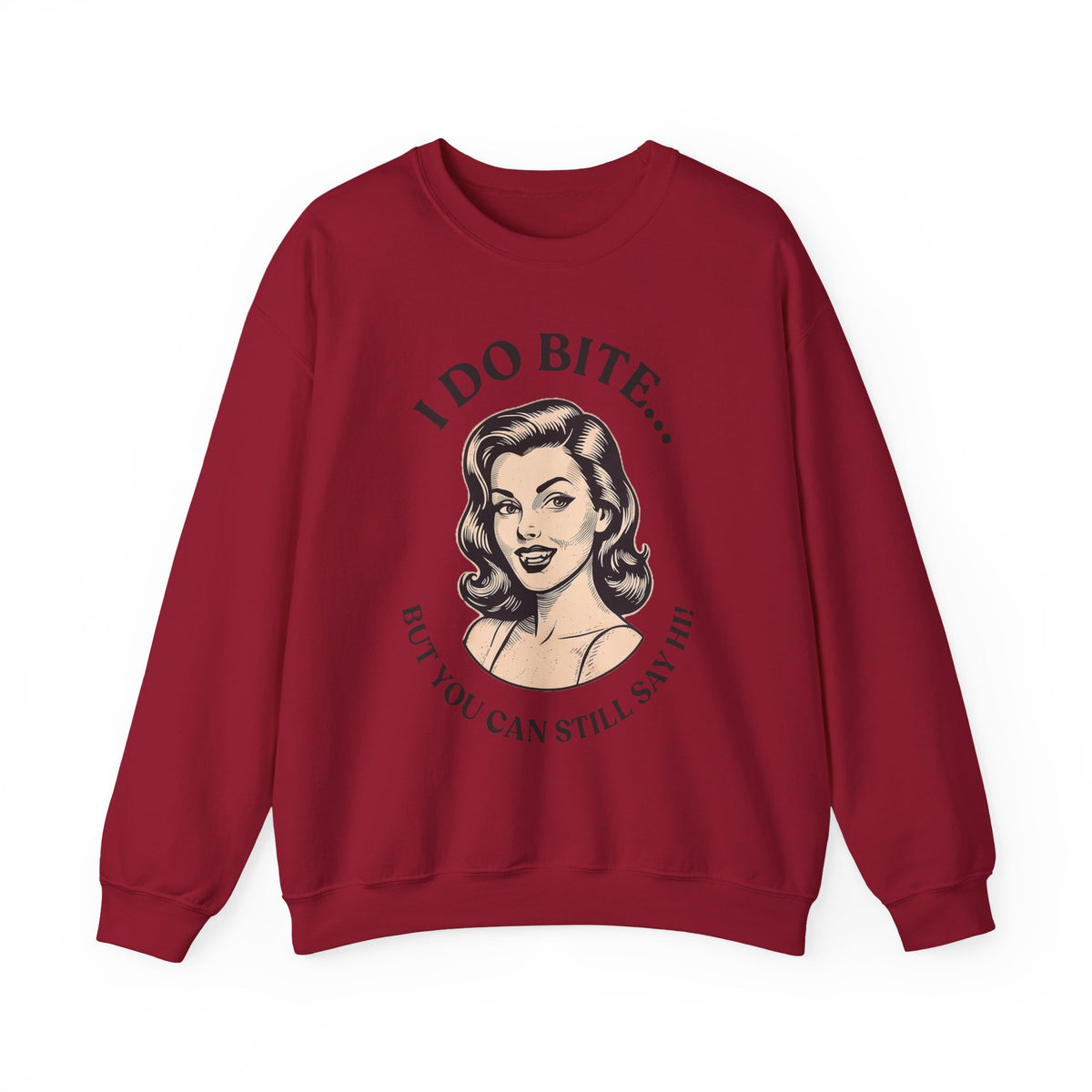 I Do Bite Crewneck Sweatshirt (Retro Edition)