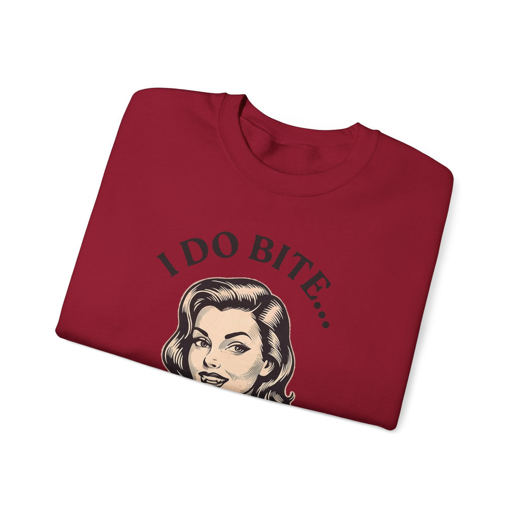 I Do Bite Crewneck Sweatshirt (Retro Edition)