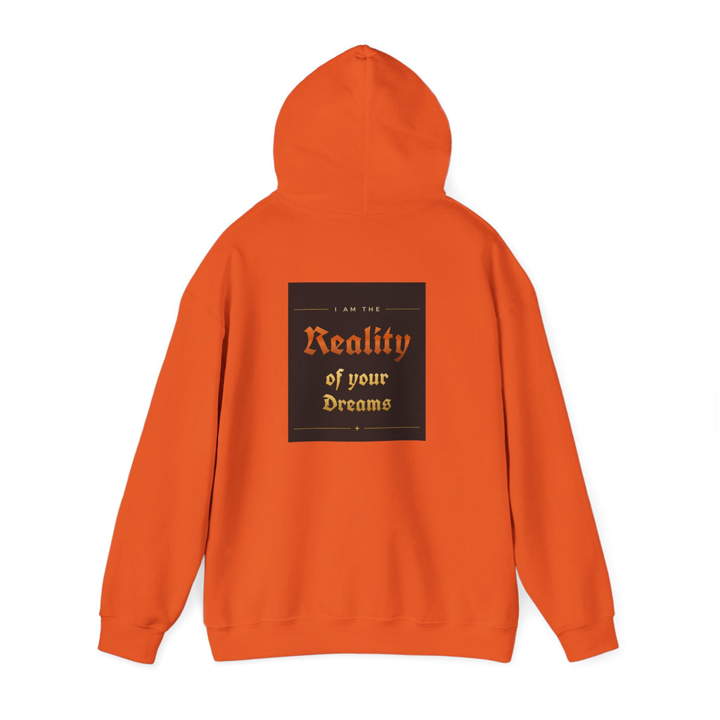 Copy of Reality of Your Dreams Hoodie | Gothic Orange Text on Black