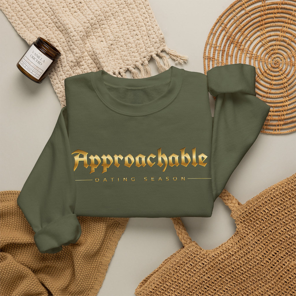Approachable Crewneck Sweatshirt