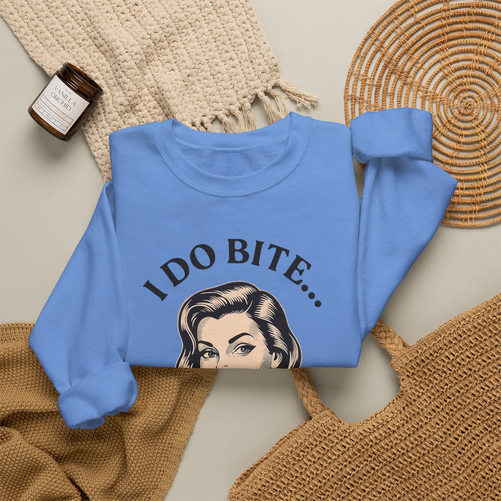 I Do Bite Crewneck Sweatshirt (Retro Edition)