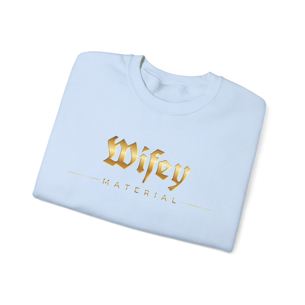 Wifey Material Crewneck Sweatshirt