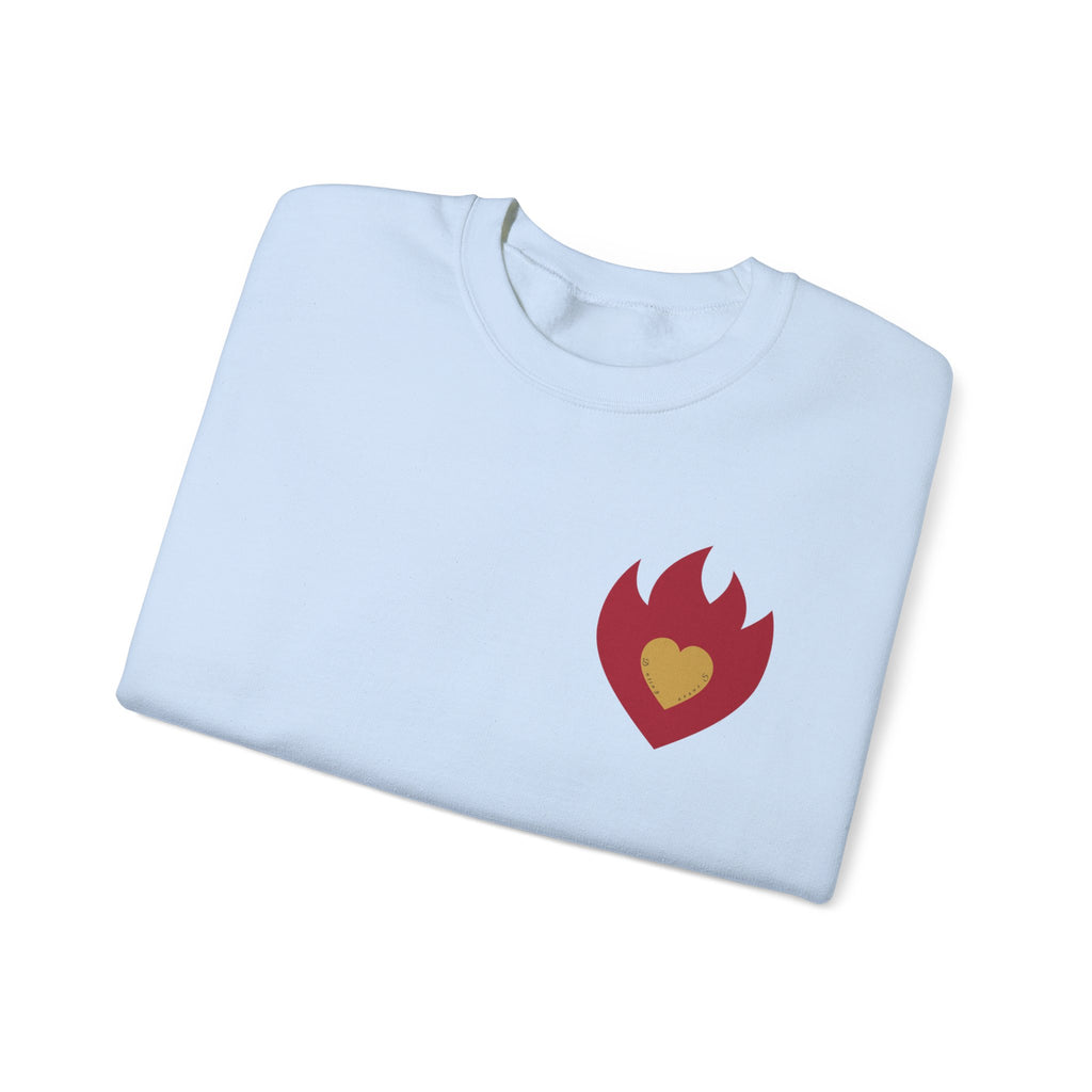 Dating Season Flame Heart Crewneck Sweatshirt