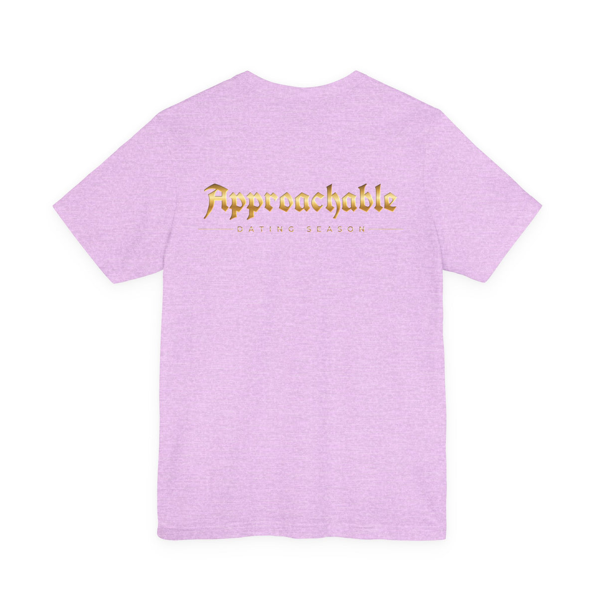 Approachable Dating Advisor Tee front & back| White T-Shirt