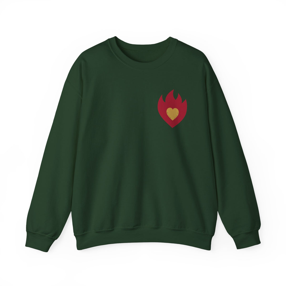 Dating Season Flame Heart Crewneck Sweatshirt