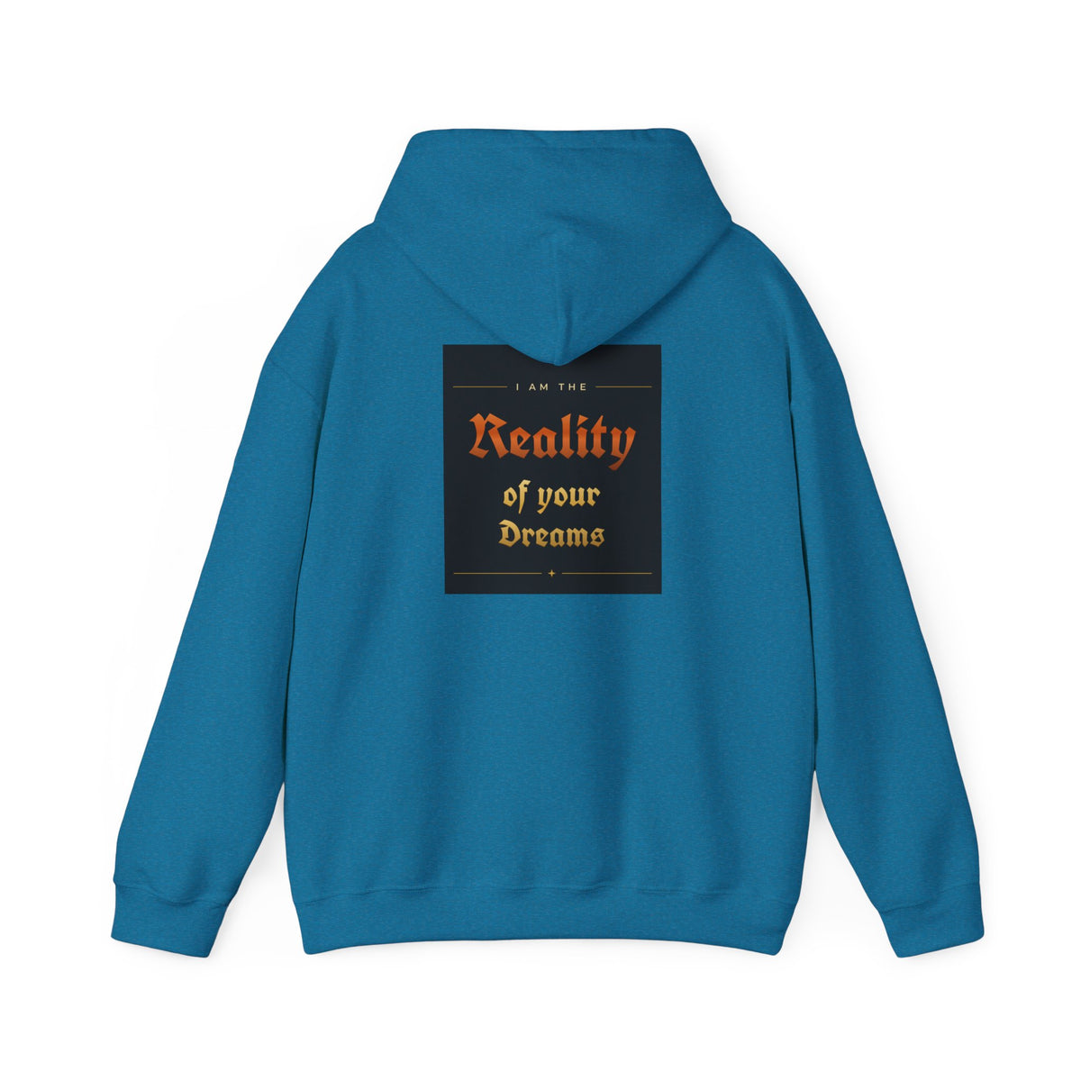 Copy of Reality of Your Dreams Hoodie | Gothic Orange Text on Black