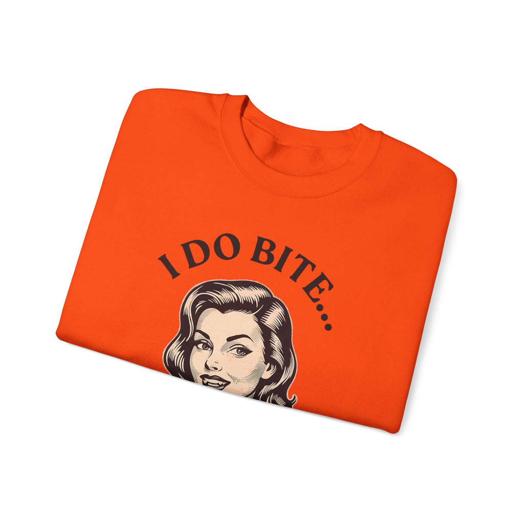 I Do Bite Crewneck Sweatshirt (Retro Edition)