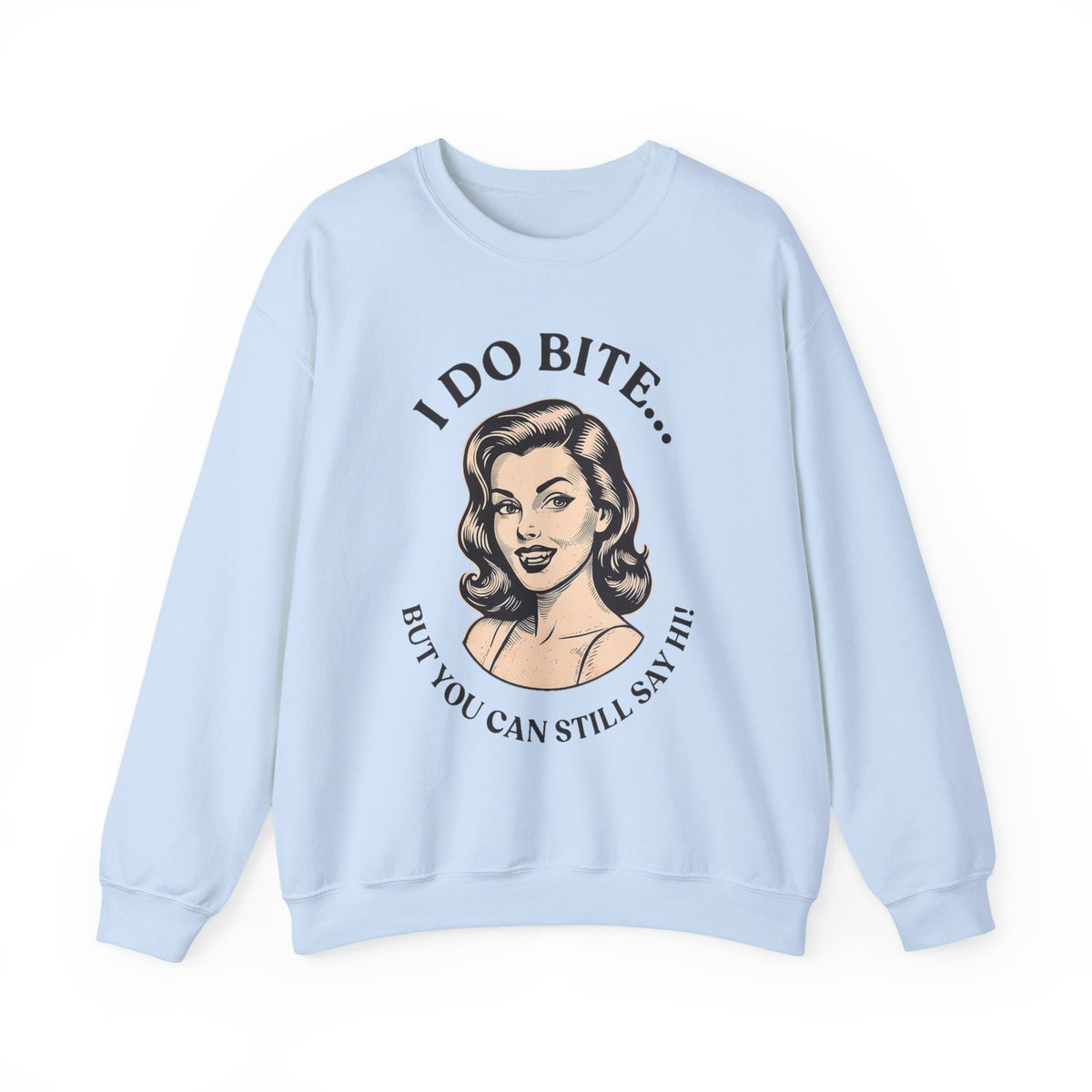 I Do Bite Crewneck Sweatshirt (Retro Edition)