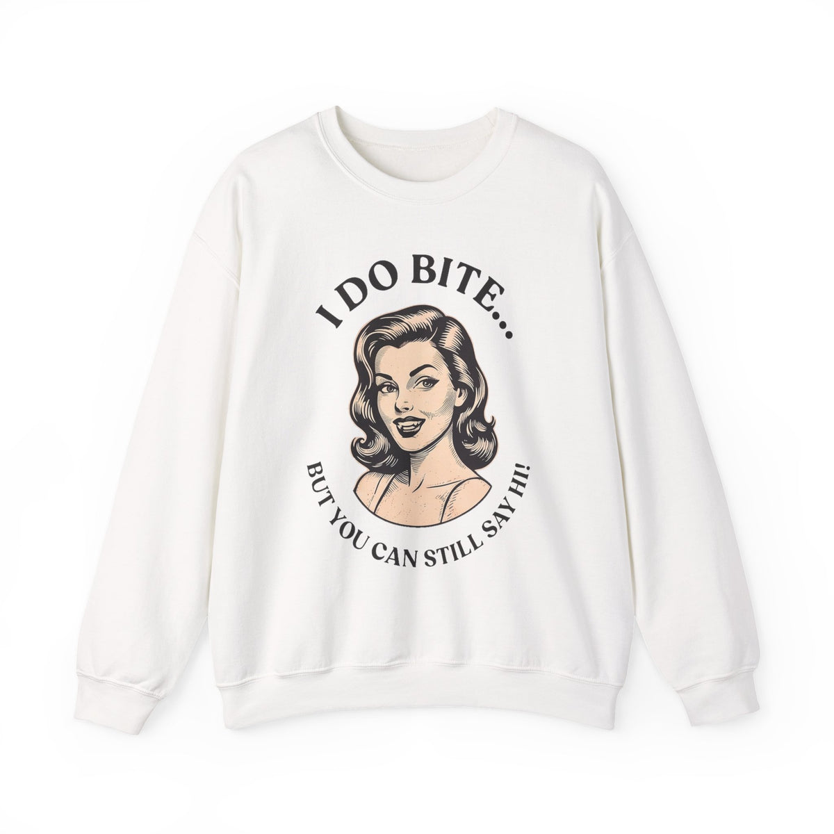 I Do Bite Crewneck Sweatshirt (Retro Edition)