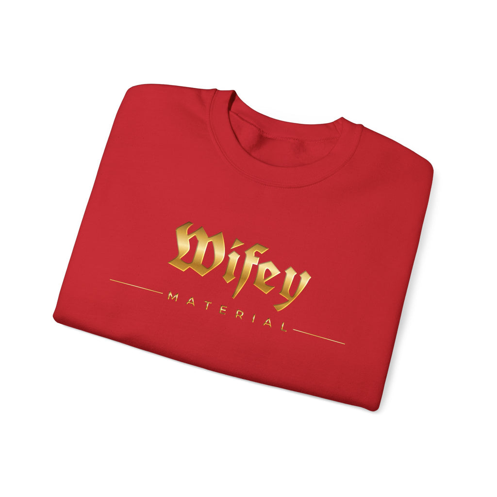 Wifey Material Crewneck Sweatshirt
