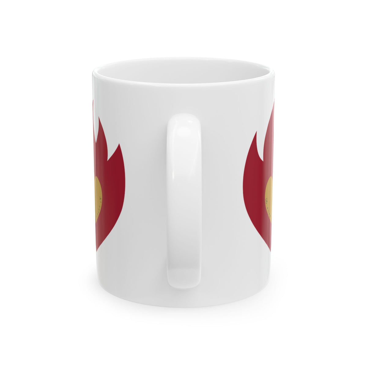 Dating Season Flame Heart Mug