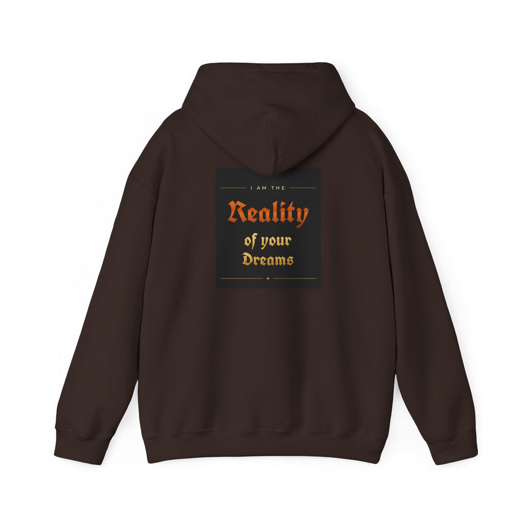 Copy of Reality of Your Dreams Hoodie | Gothic Orange Text on Black