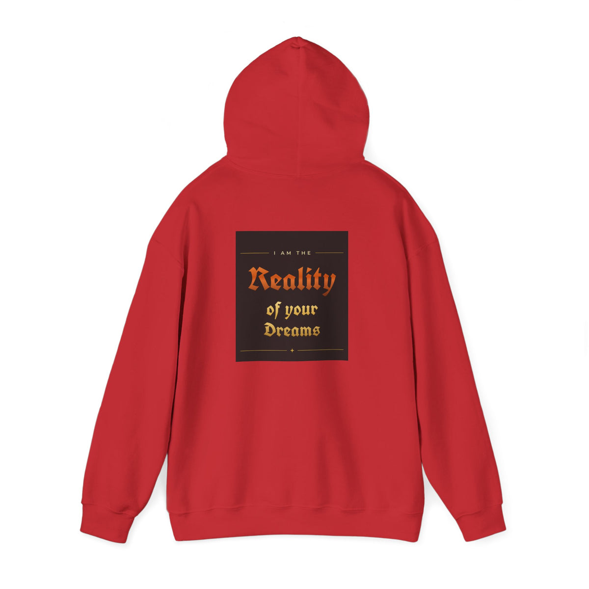 Copy of Reality of Your Dreams Hoodie | Gothic Orange Text on Black