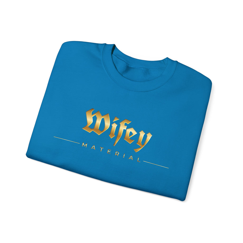 Wifey Material Crewneck Sweatshirt