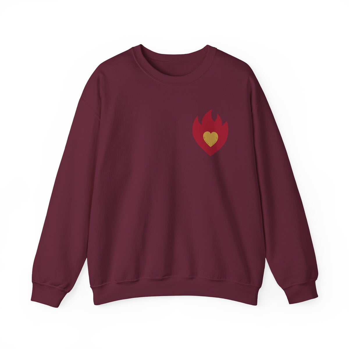 Dating Season Flame Heart Crewneck Sweatshirt