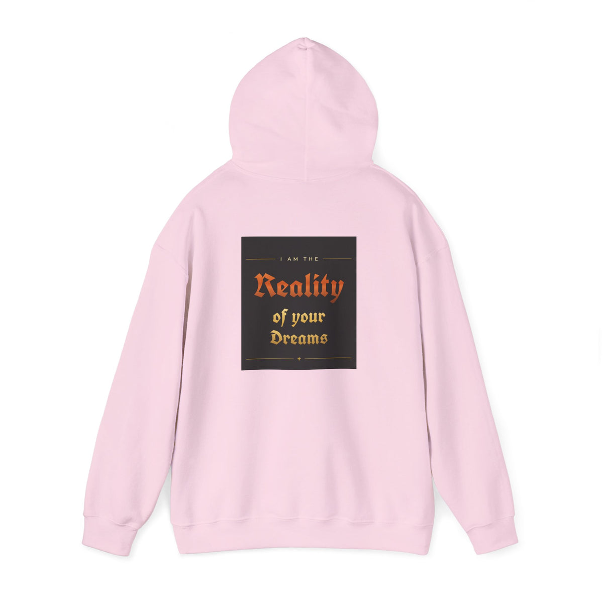 Copy of Reality of Your Dreams Hoodie | Gothic Orange Text on Black