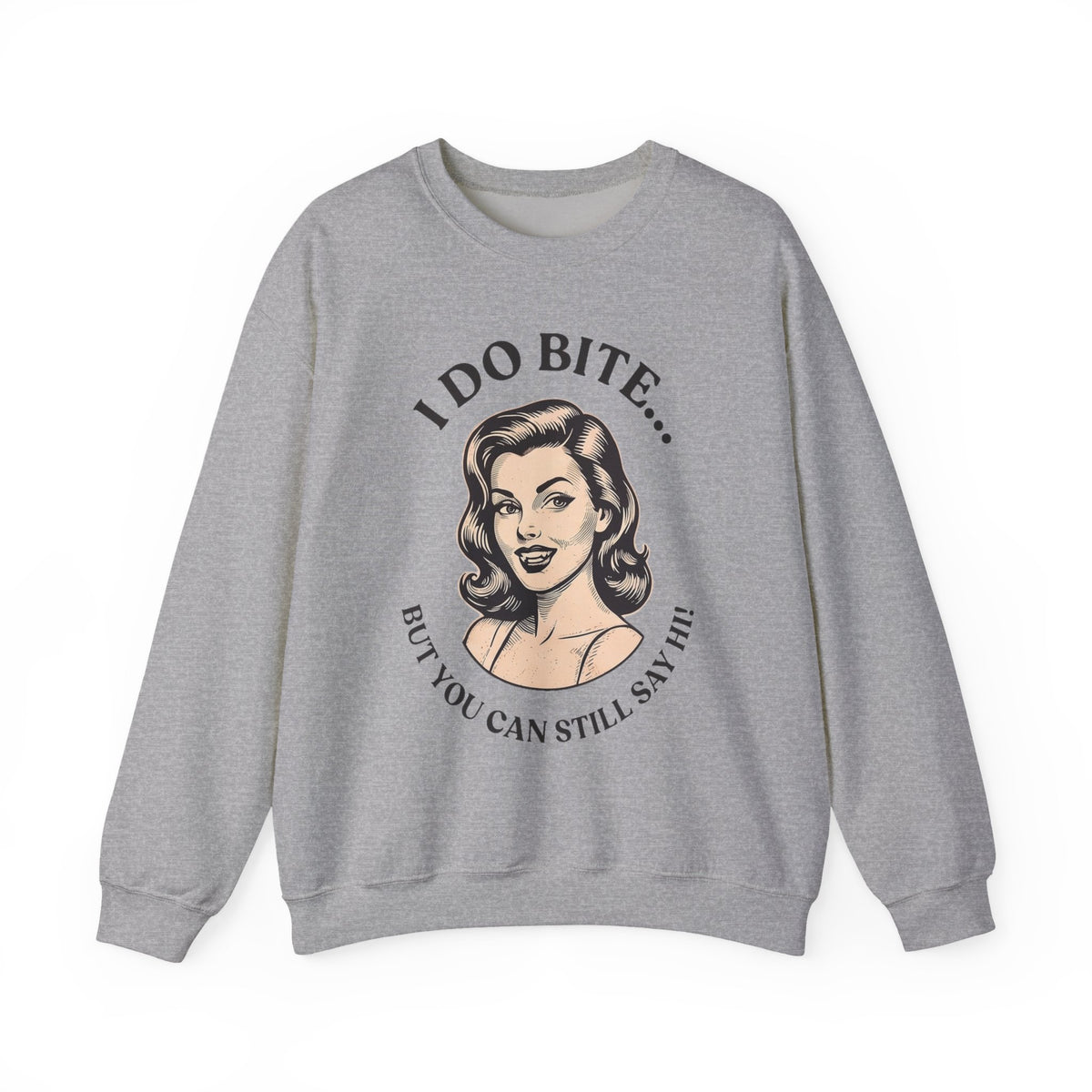 I Do Bite Crewneck Sweatshirt (Retro Edition)