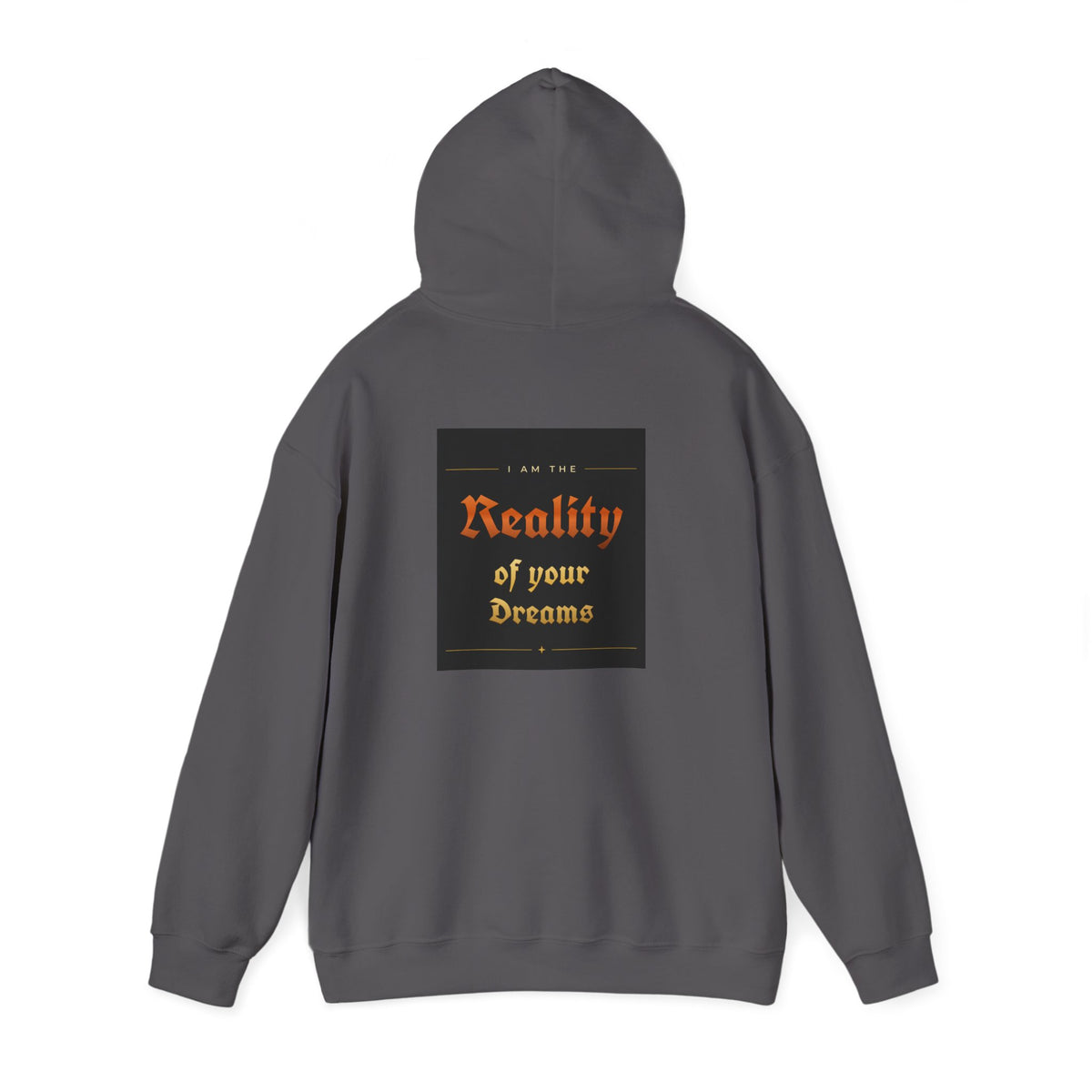 Copy of Reality of Your Dreams Hoodie | Gothic Orange Text on Black
