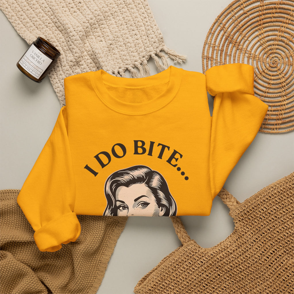 I Do Bite Crewneck Sweatshirt (Retro Edition)