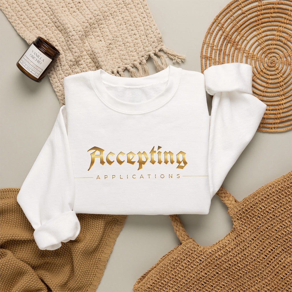 Accepting Applications Crewneck Sweatshirt