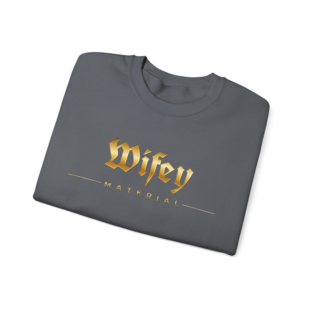 Wifey Material Crewneck Sweatshirt