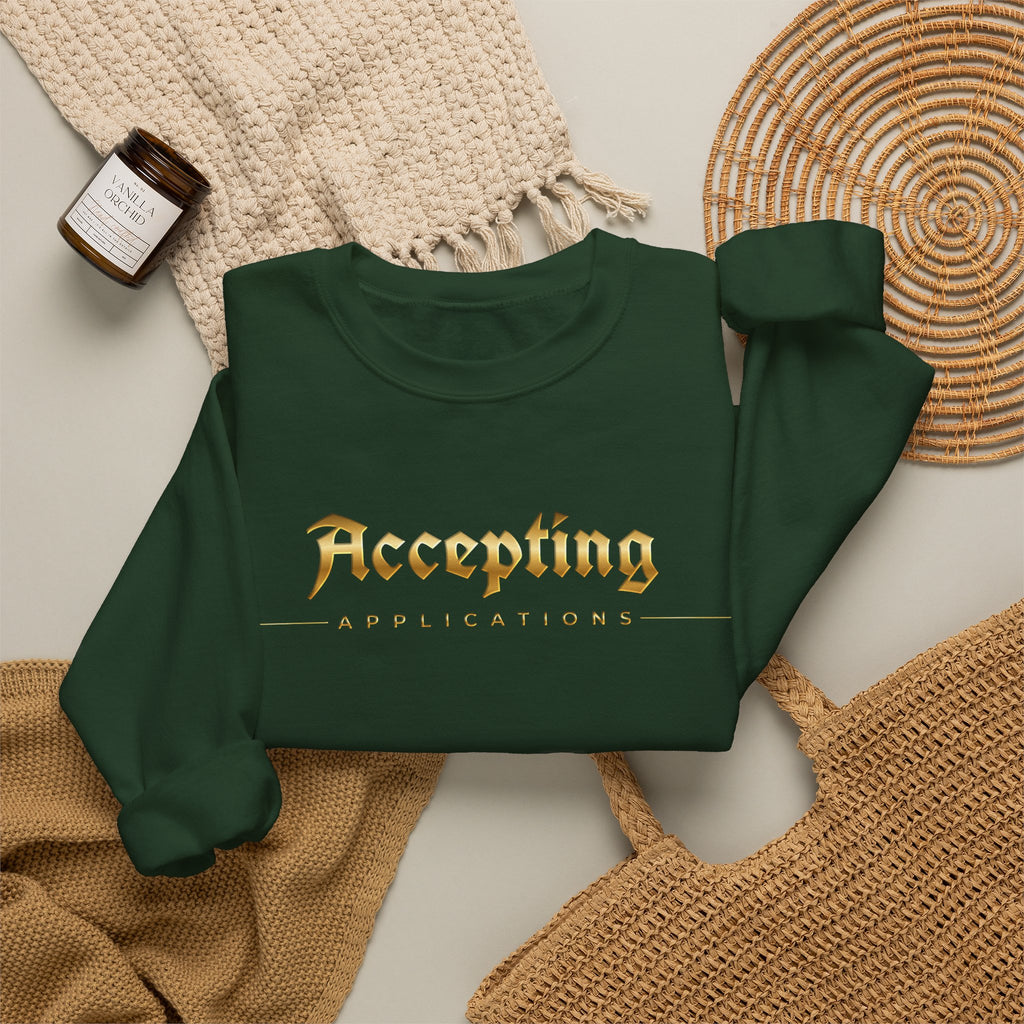 Accepting Applications Crewneck Sweatshirt
