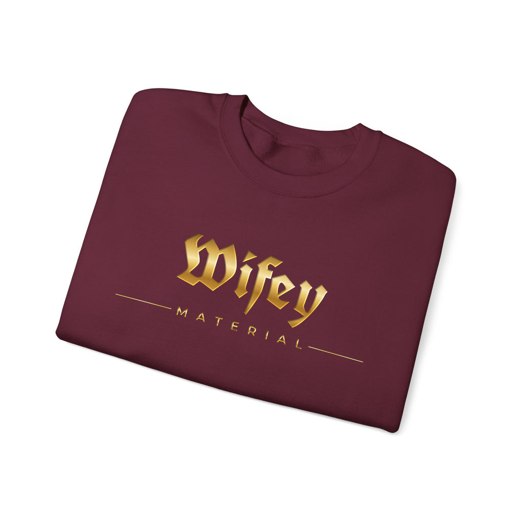 Wifey Material Crewneck Sweatshirt
