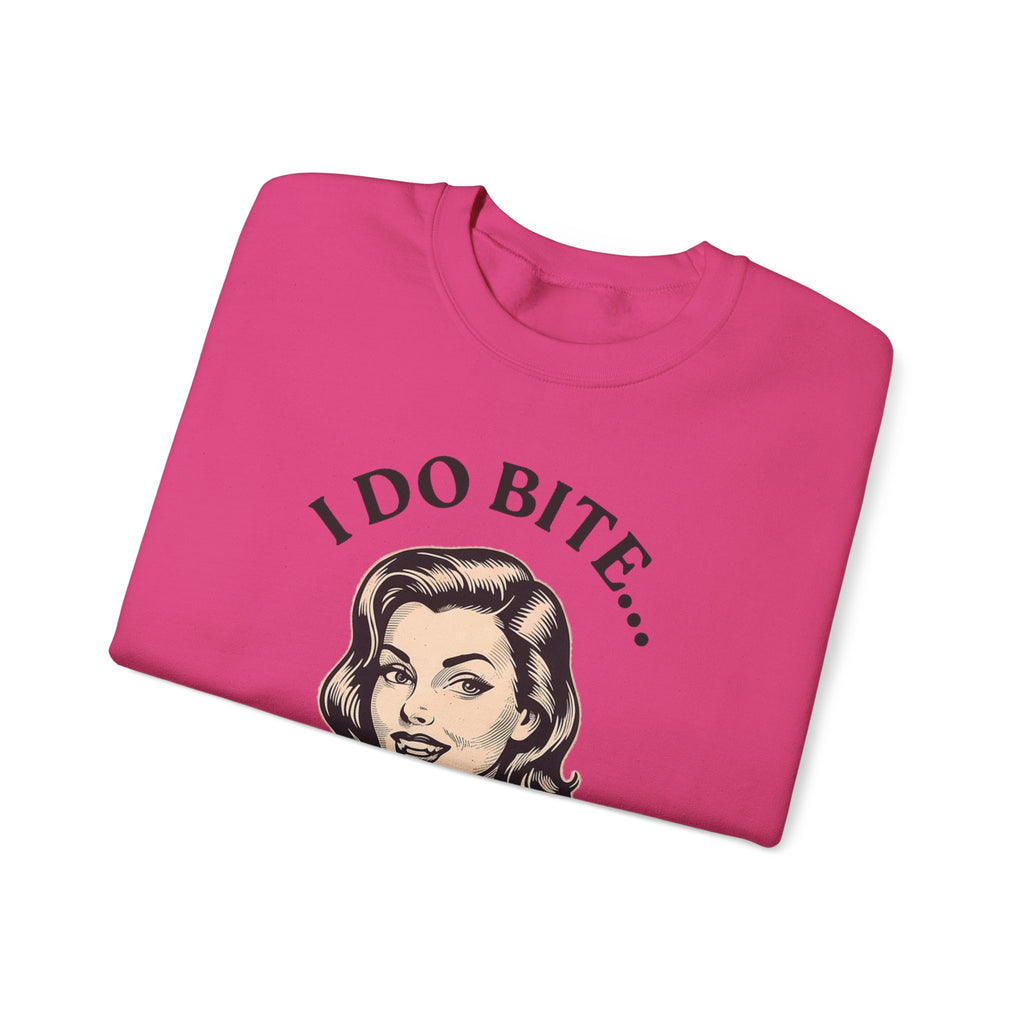 I Do Bite Crewneck Sweatshirt (Retro Edition)