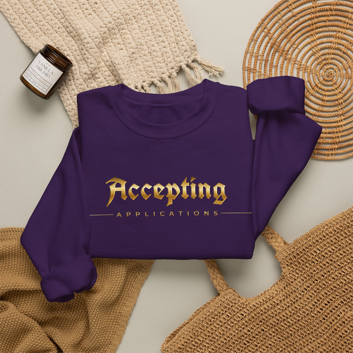 Accepting Applications Crewneck Sweatshirt