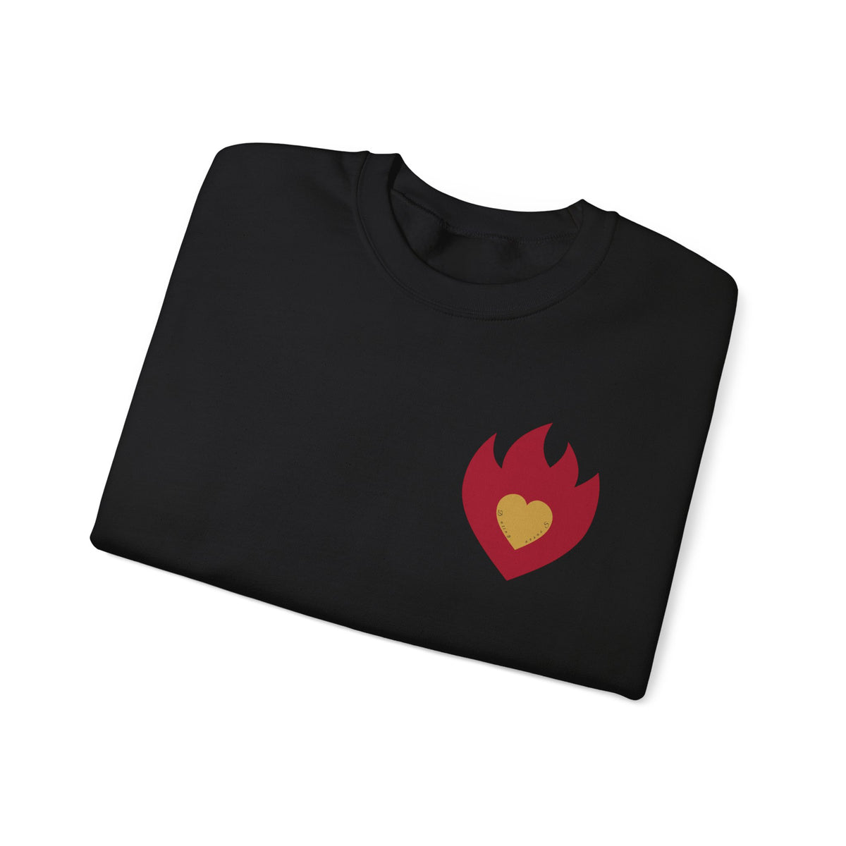 Dating Season Flame Heart Crewneck Sweatshirt