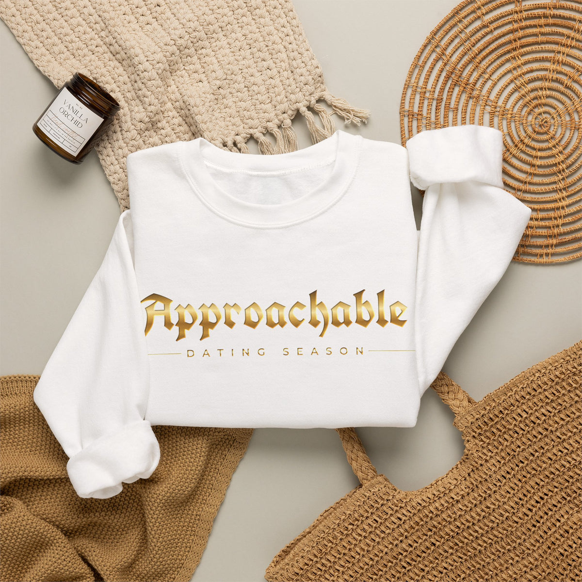 Approachable Crewneck Sweatshirt
